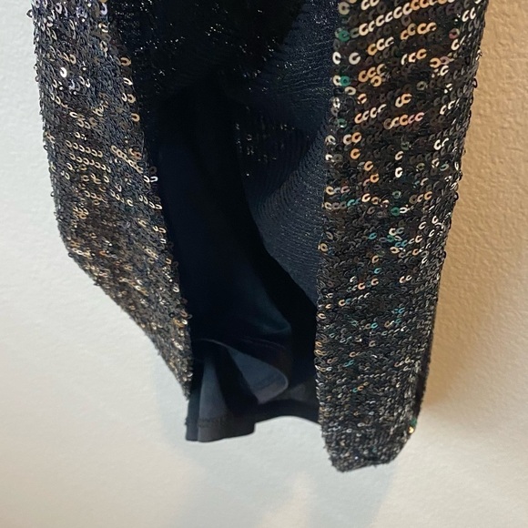 Art Class Little Black Sequins Dress Size L 10/12 - Picture 7 of 9